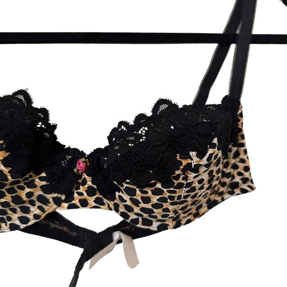 DOLCE & GABBANA Animal Print Bra NWOT Sz 36B - Picture 2 of 4